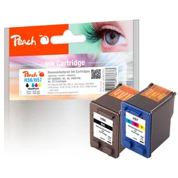 Peach Spar Pack Druckköpfe Tintenpatronen bk/c kompatibel zu HP No. 56, No. 57, SA342AE