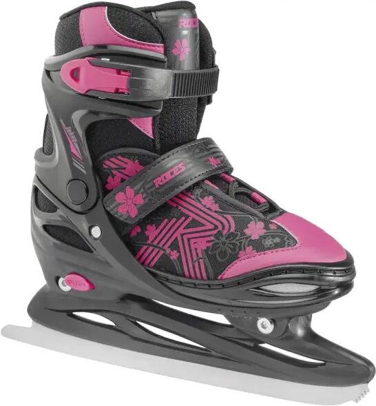 Girls Ice Skates Roces Jokey 3.0 (Black - 12C-1)  - Black;Pink - Size: 12C-1 UK