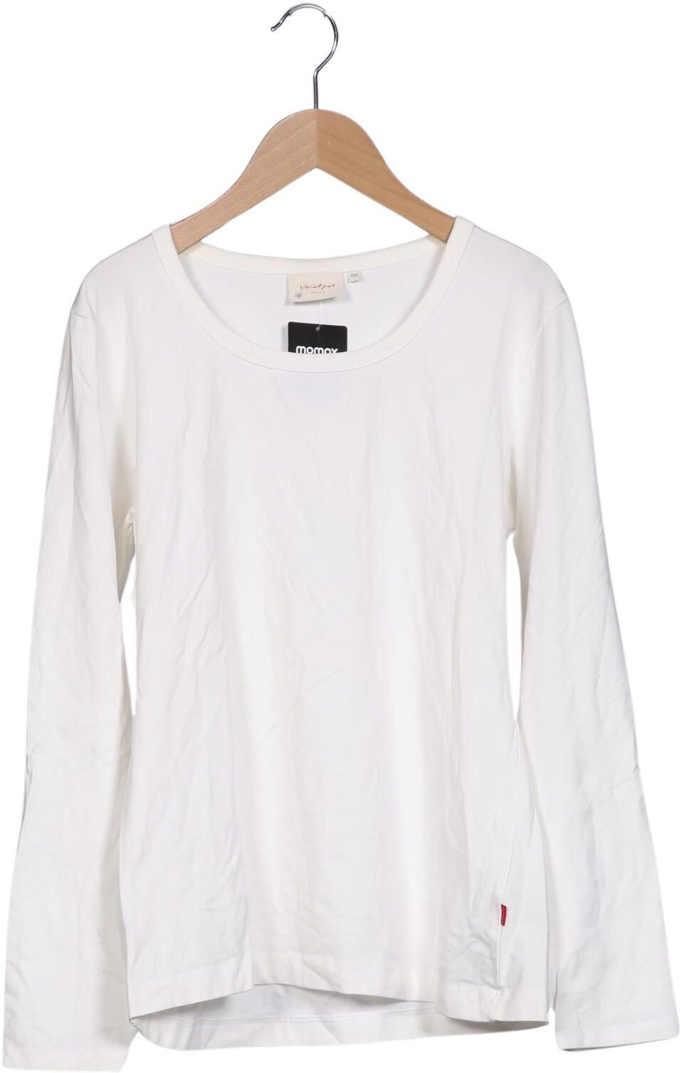 Jackpot Damen Langarmshirt, Weiß, Gr. Xxl, Elasthan / Baumwolle - Second Hand