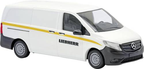 Busch 54805 H0 Bus Modell, Einsatzfahrzeug Modell Mercedes Benz Vito, Liebherr