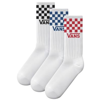 Vans - Classic Check Crew - Multifunktionssocken 38,5-42 | EU 38,5-42 weiß/grau