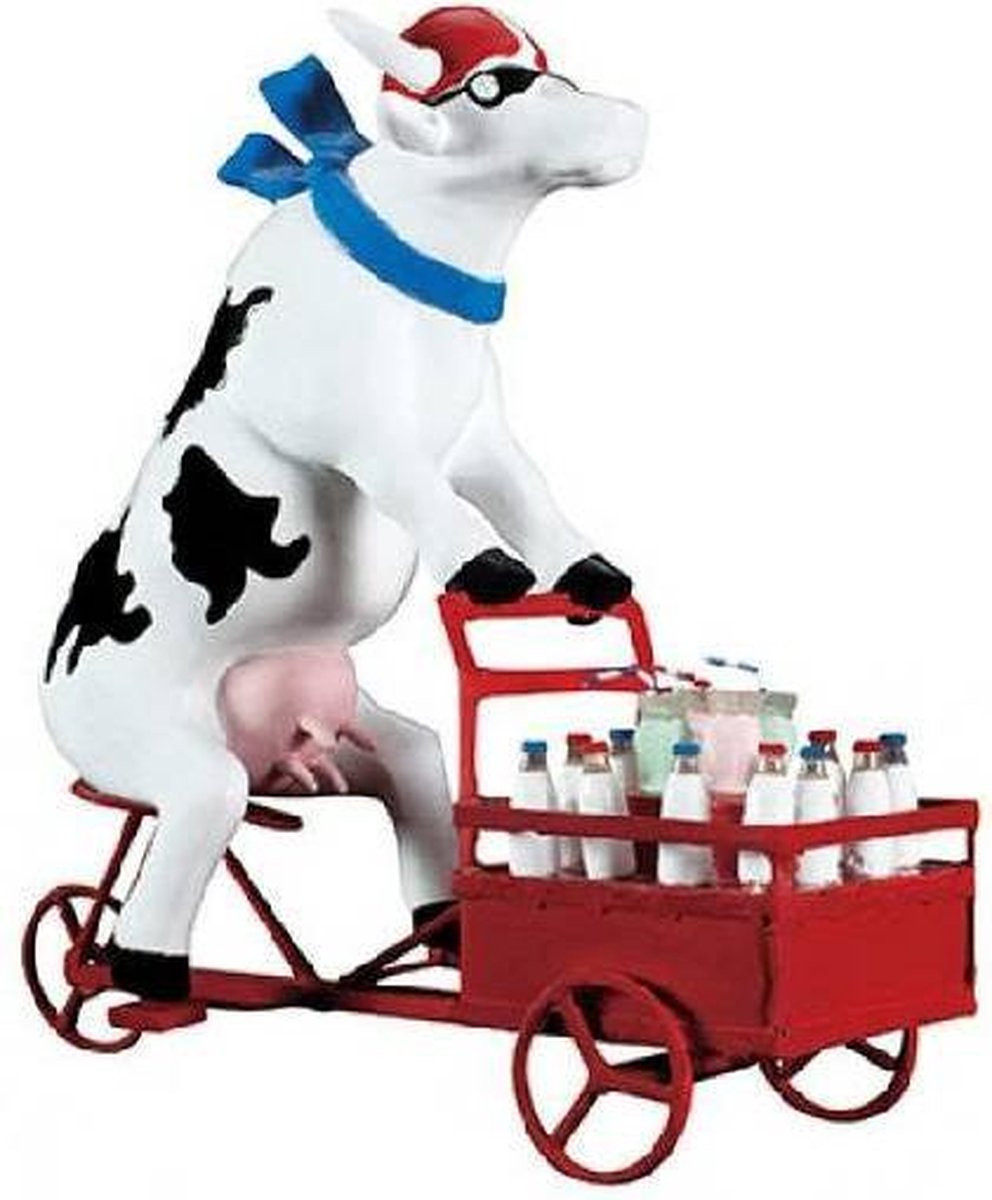 Cowparade XL Resin Lait Triporteur Decoratief Tafelbeeld voor Volwassenen