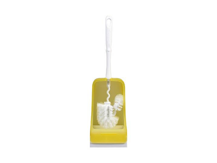 Ebnat WC-Garnitur Flex mit Randreiniger Gelb 38 × 12 × 11.5 cm