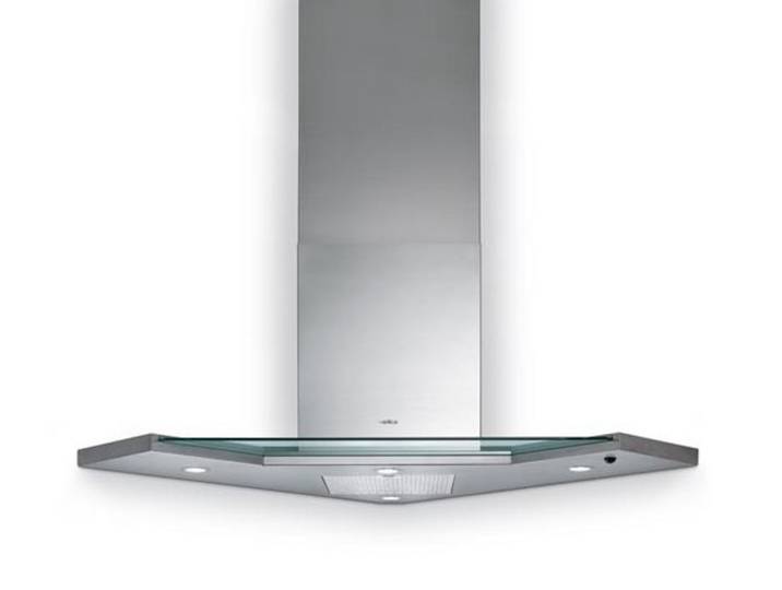 ELICA hotte d'angle SYNTHESIS (Inox - Inox + verre)