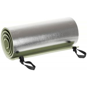 MFH Isomatte 436198101 mit Aluabdichtung, olive, 200 x 50 x 1cm, 300g