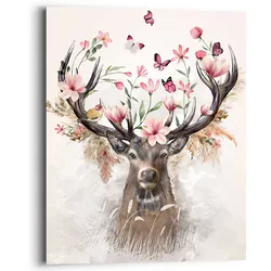 Bild SWEET DEER (BHT 40x50x2 cm) - bunt - BHT 40x50x2 cm