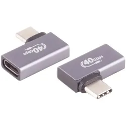 USB-C Adapter Pro 4.0 90° Winkel links/rechts