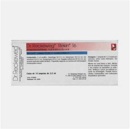 DR. RECKEWEG REKIN 16 10 AMPOLAS