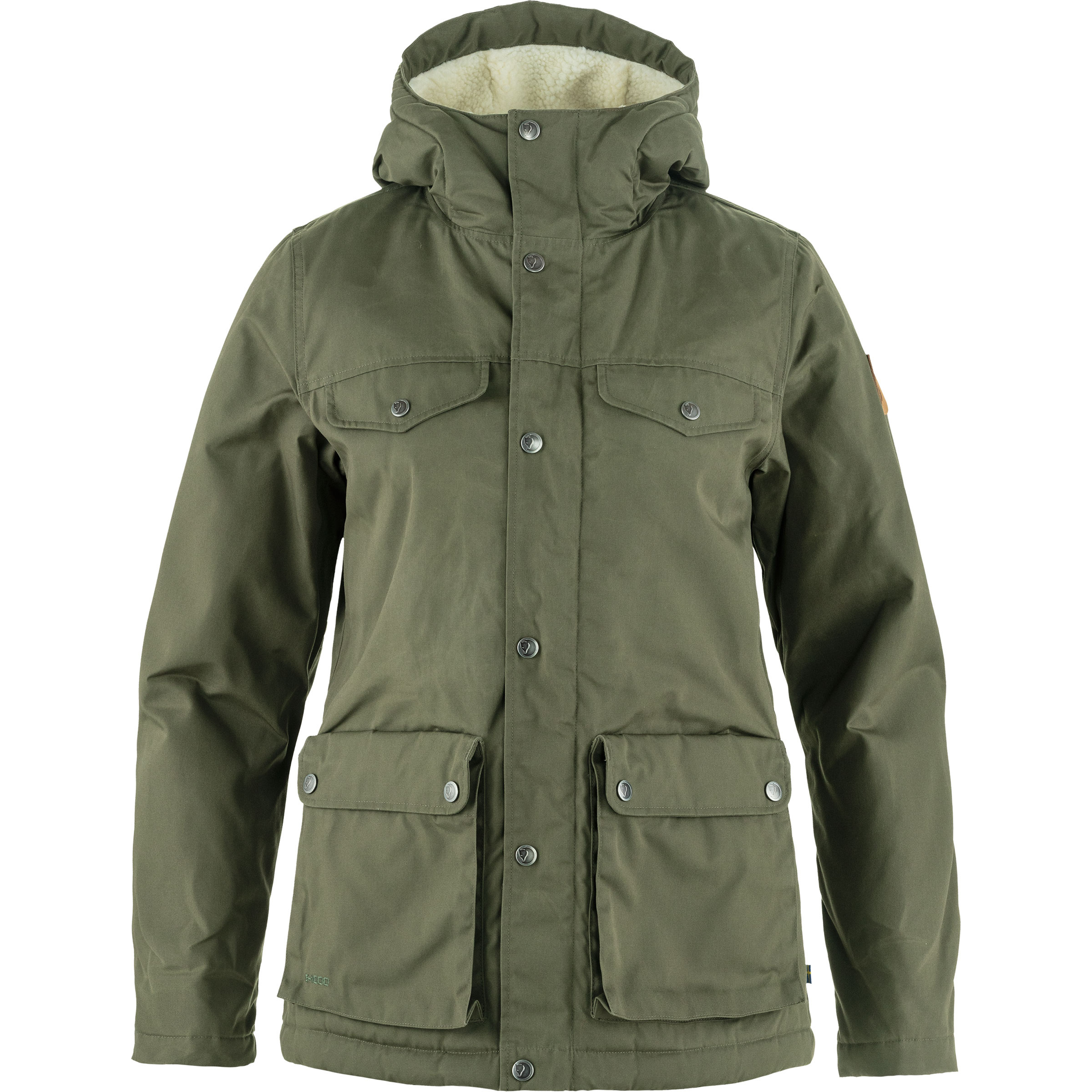 Fjällräven Greenland Winter Damen Isolationsjacke gruen Größe M Trekking Widerstandsfähig Wasserabweisend