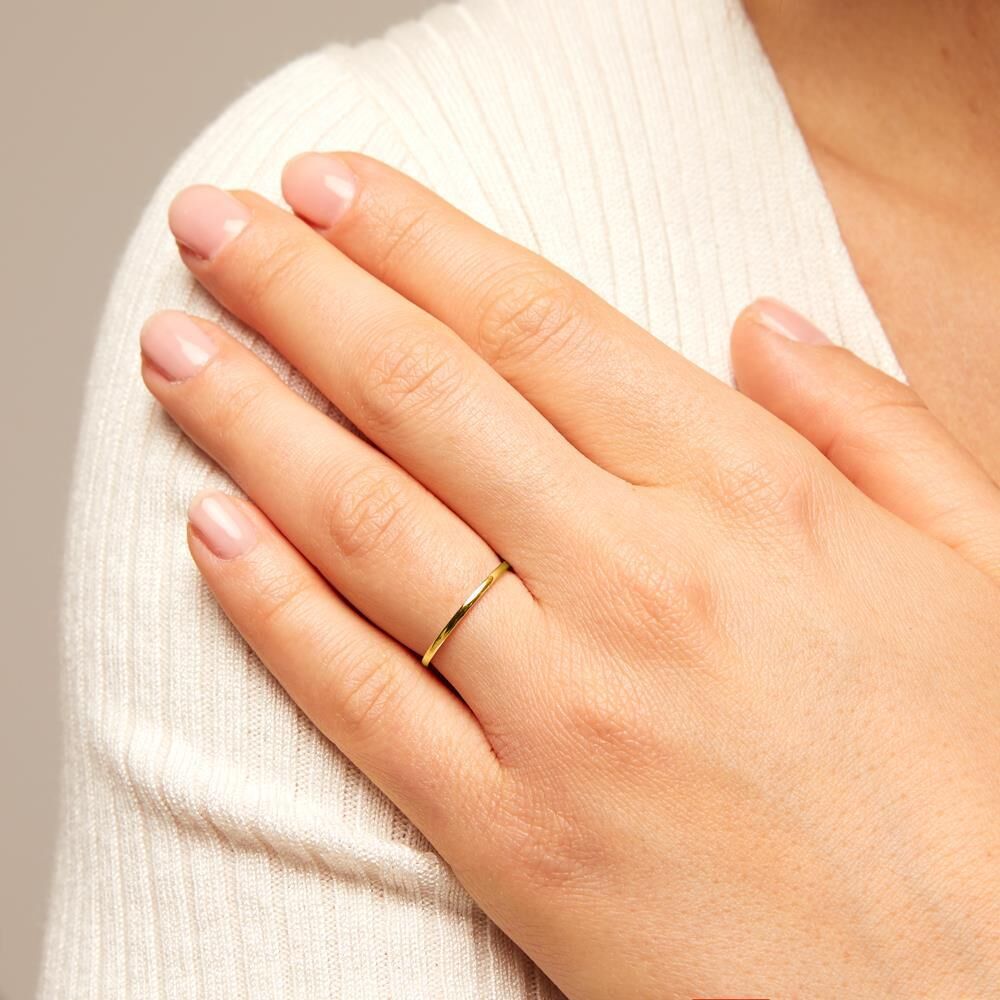 Unique Eheringset aus 585er Gold gold