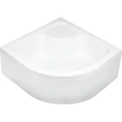 Neuesbad Halbrunde Duschwanne, Acryl, 80 cm NB1DEKTD042B1