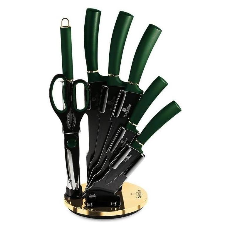BerlingerHaus Knife Set Bh-2563 Emerald With Stand (20 cm) (21188024)