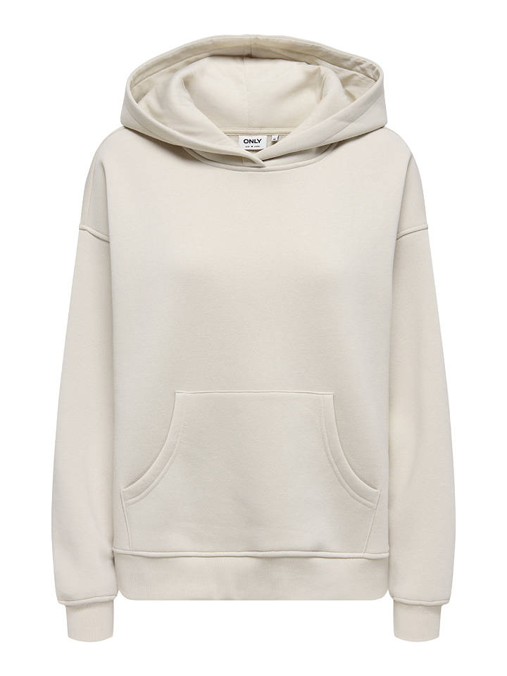 ONLY Hoodie "Kelly" in Creme - S