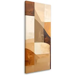 LEINWANDBILD 3D und geometrisch 50x150cm