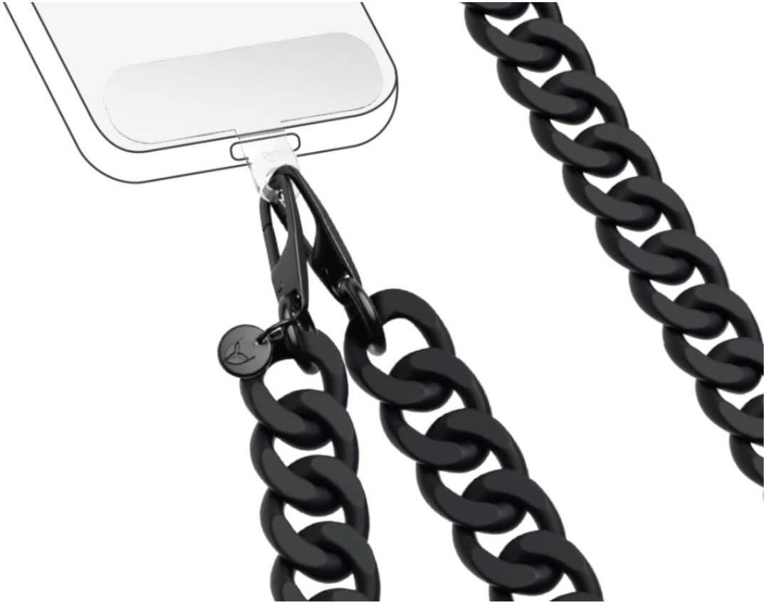 Force Case universele smartphonehouder van kettinglinks, zwart