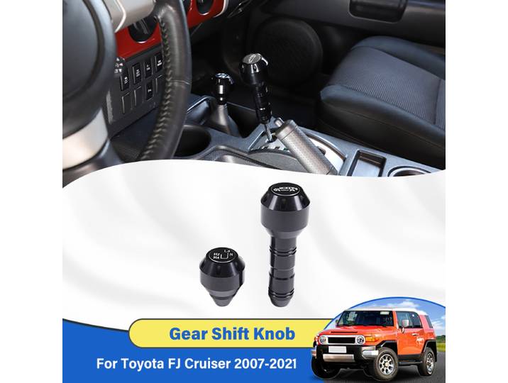 Levier de changement de vitesse en alliage d'aluminium, pommeau de levier de vitesse, tête de levier de vitesse pour Toyota FJ Cruiser 2007-2021, accessoires