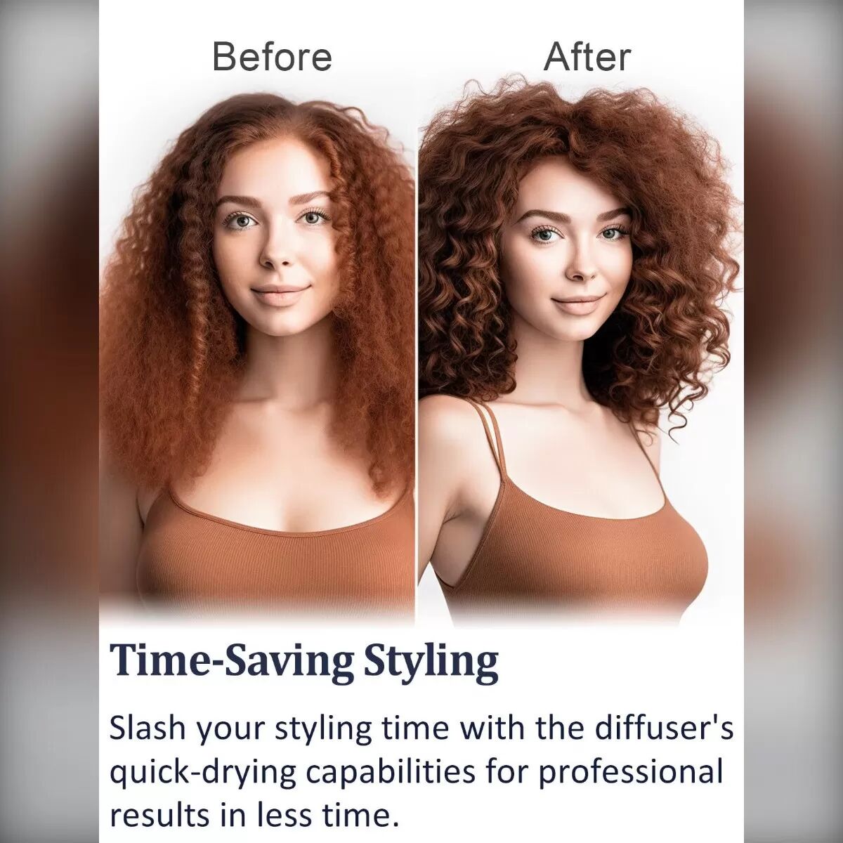 INF Curling-Diffusor-Aufsatz, kompatibel mit Shark FlexStyle – Volumenfördernder, schnell trocknender ABS-Diffusor Schwarz