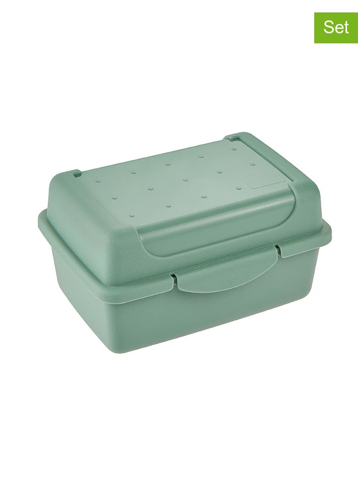 keeeper 2er-Set: Lunchboxen "Luca" in Grün - 350 ml - onesize