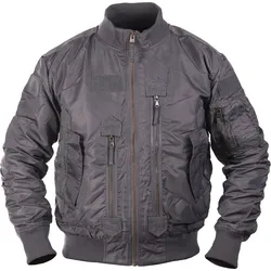Mil-Tec US Tactical Flieger, Textiljacke - Grau (Urban) - XL