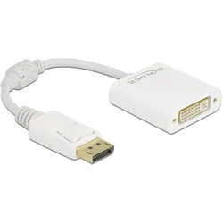 DELOCK Adapter DisplayPort 1.1 Stecker zu DVI Buchse Passiv