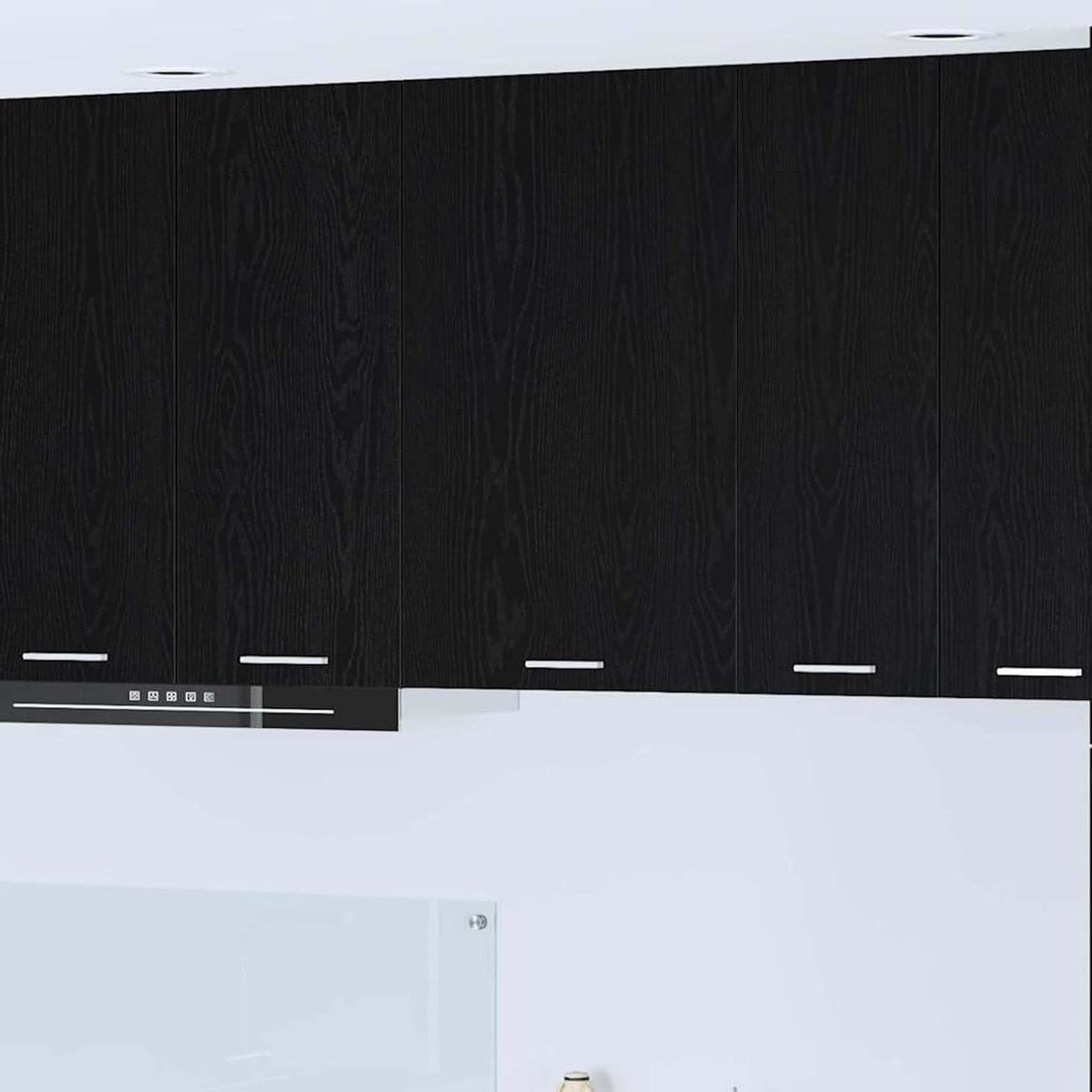 Moderne houten keukenkast voor wandmontage met deur, 80 x 50 cm