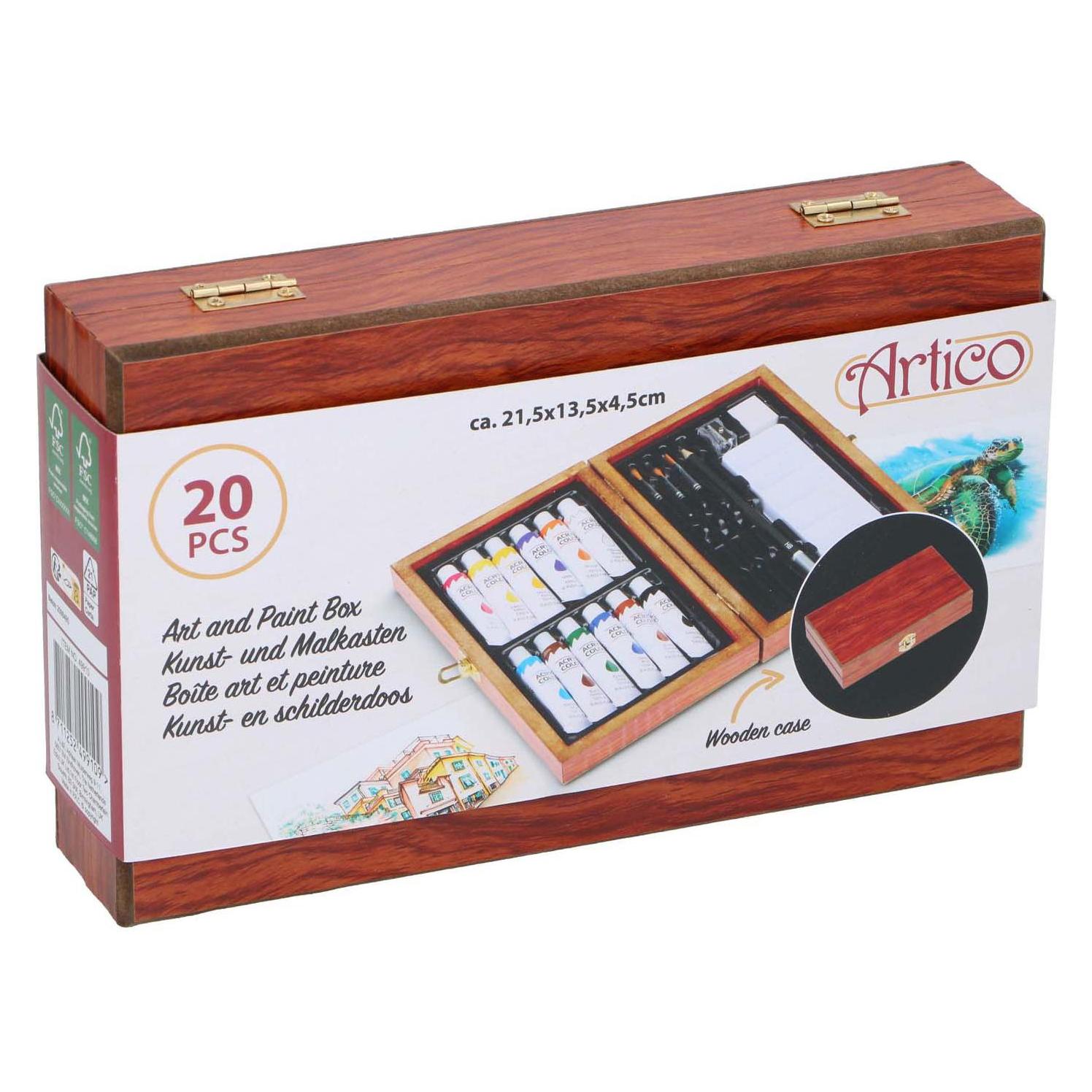 Artico Mal- und Bastelkoffer 20-teilig (35814862)