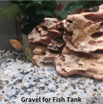 Inspire Picks Natural Polished River Pebbles Mixed Color Gravel For Garden & Aquarium Decor 500g