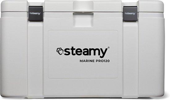 Grote Premium Kühlbox, Weiß, 120 Liter - Extrem robuste Kühlbox für Camping und Outdoor-Aktivitäten