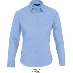 SOLS Damen Stretch Bluse langarm 17015 bright sky L
