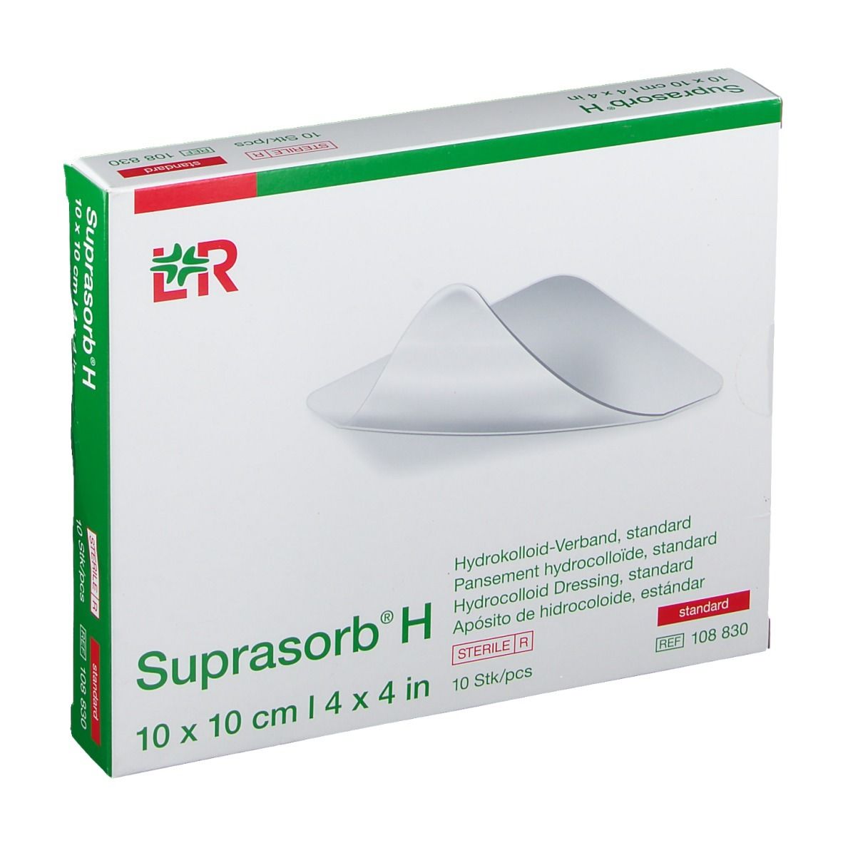 Suprasorb H Hydrokoll.Verb.standard 10x10 cm 10 St Verband