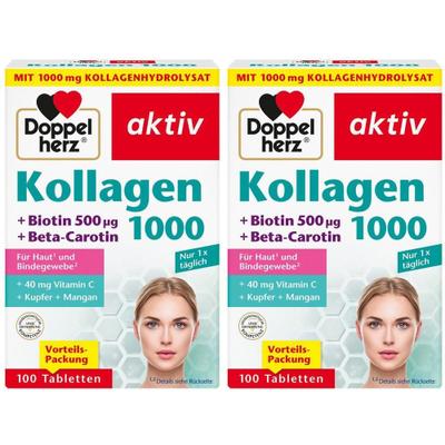 Doppelherz Kollagen 1000 Tabletten x2 2x100 St