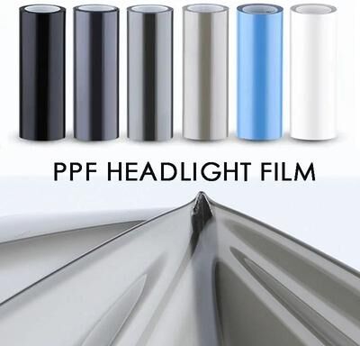 Uplift Essentials Smoke Black TPH Protective Light Wrap & PPF Film light Black 19.69 X 78.74 In