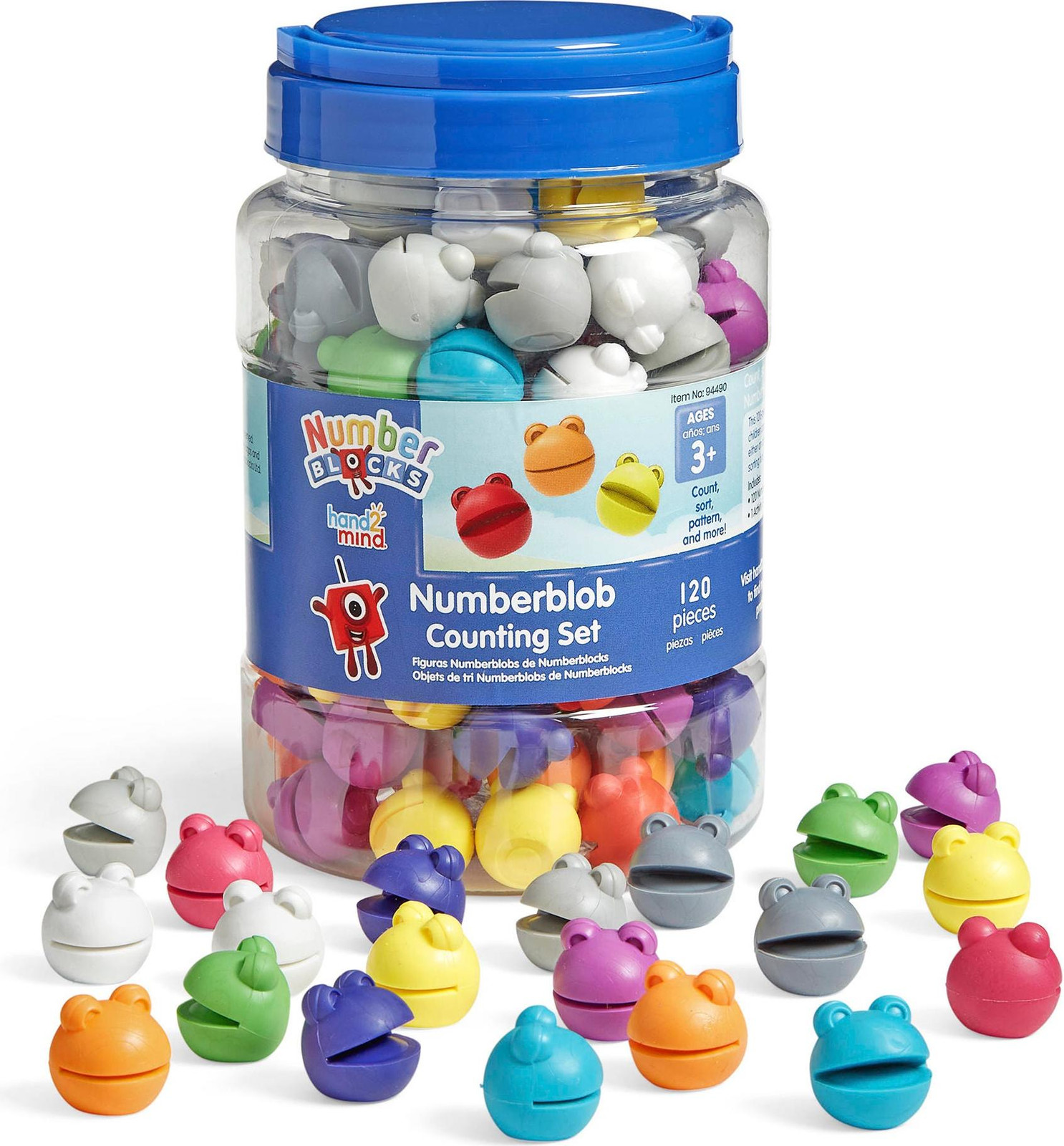 Learning Resources HM94490-UK Meerkleurige Plastic Speelset voor 3 Rokken/Jaren