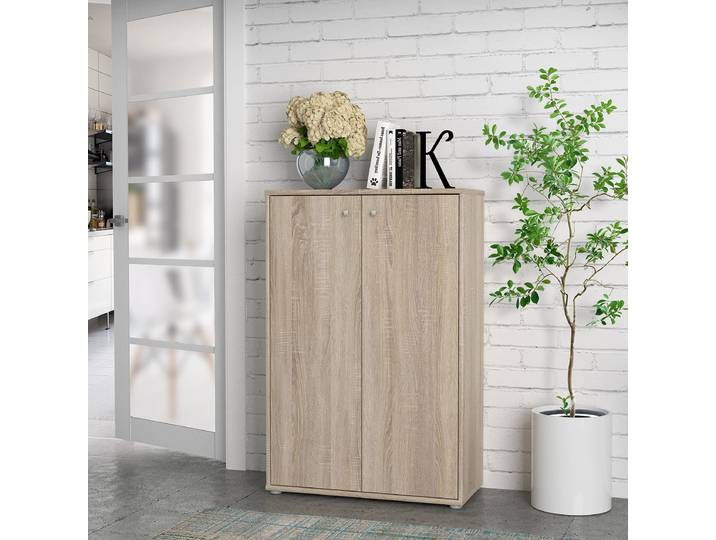 Armoire à dossiers 74 x 111cm Beige/Imitation chêne de Sonoma