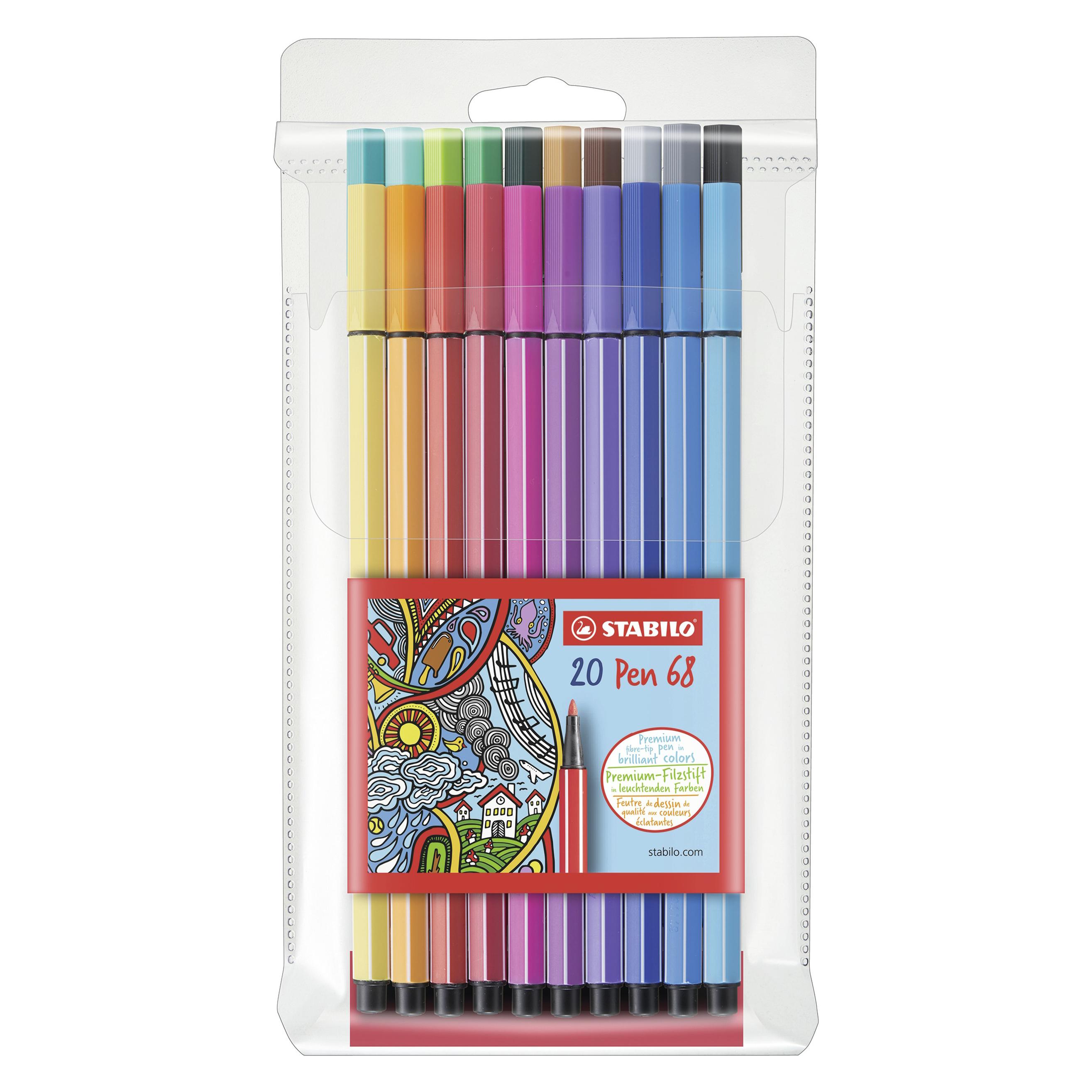 Stabilo Pen 68 Premium-Filzstift (20x) (68/20)