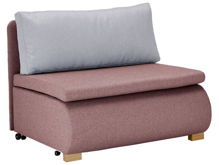 Z2 Schlafsessel KENY, rosa, Stoff