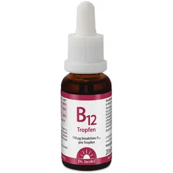Dr. Jacob's Vitamin B12 Tropfen 100mcg Methylcobalamin vegan 20 ml