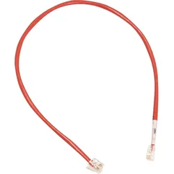 Hager ZZ12LMN200 Patch-Leitung mit 2xRJ12 Stecker für LMN-Modul, Farbe rot, Länge 2 m
