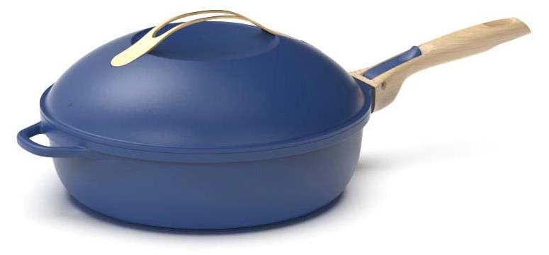 Bratpfanne 28 cm Saphir - 8-in-1 mit abnehmbaren Griffen