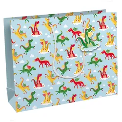 Clairefontaine 6x Drachen, Excellia, Geschenktasche Shopping 37x11,8x27,5 - Mehrfarbig 32475-6C