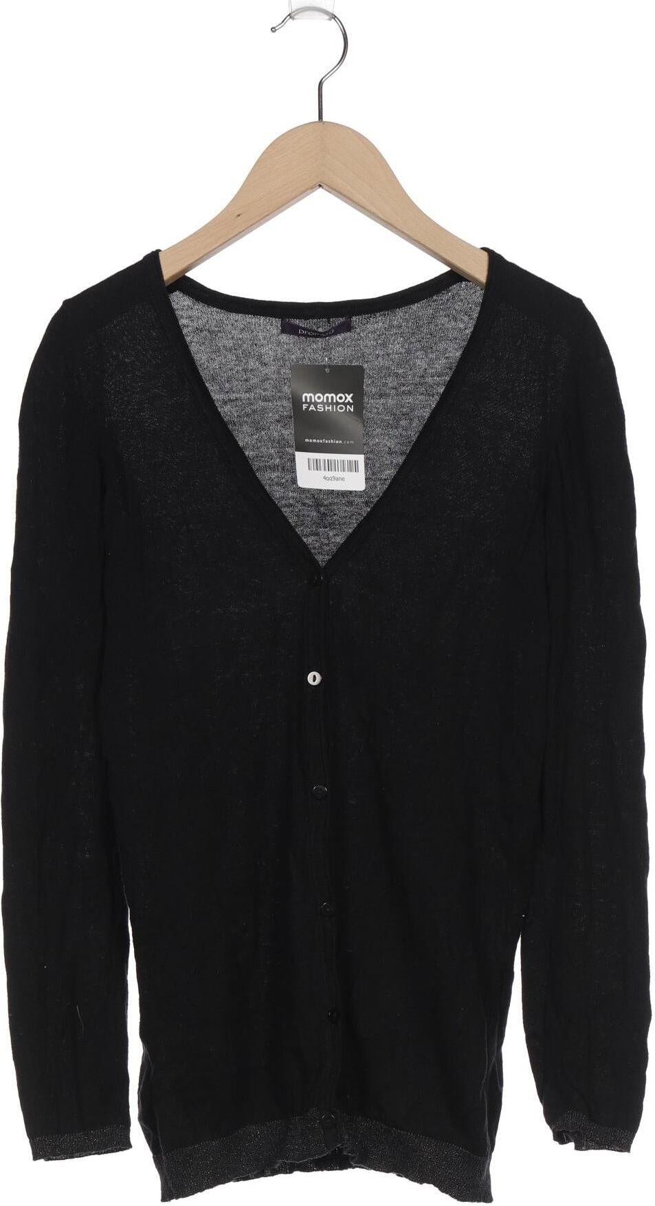 Promod Damen Strickjacke, Schwarz, Gr. XS, kein / Etikett - Second Hand