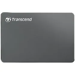Transcend 2TB STOREJET 2.5IN C3N (2 TB), Externe Festplatte, Grau