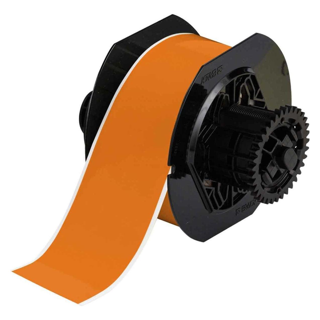 Brady B30C-2250-7569-OR, Standard Vinyl, Orange, glänzend, 57.00 mm x 30.00 m, Endlos (B30C-2250-7569-OR)