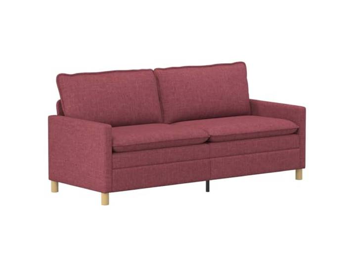 PUGYNBK Sofa, weinrot, 196 x 81 x 87,5 cm, Stoff und Metall Robuster Stoff, robuster Metallrahmen, extra dicke Kissen, abnehmbare Bezüge, minimalistischer Stil