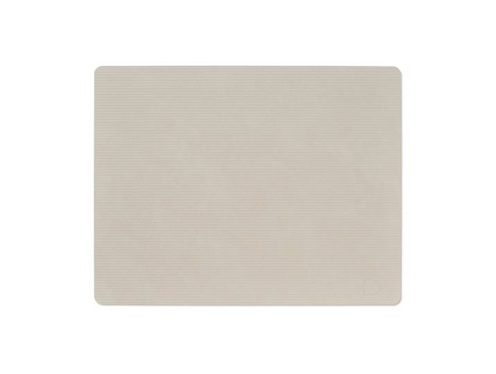 LIND DNA Set de table Corduroy square L Oyster White