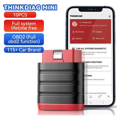THINKCAR ThinkDiag Mini OBD2 Scanner All System Car Diagnostic Tool With Lifetime Free Updates 10pcs Thinkdiag Mini