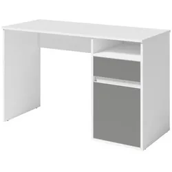 SCHREIBTISCH REGIS 120x53x75,5 cm Bürotisch Computertisch, Weiß
