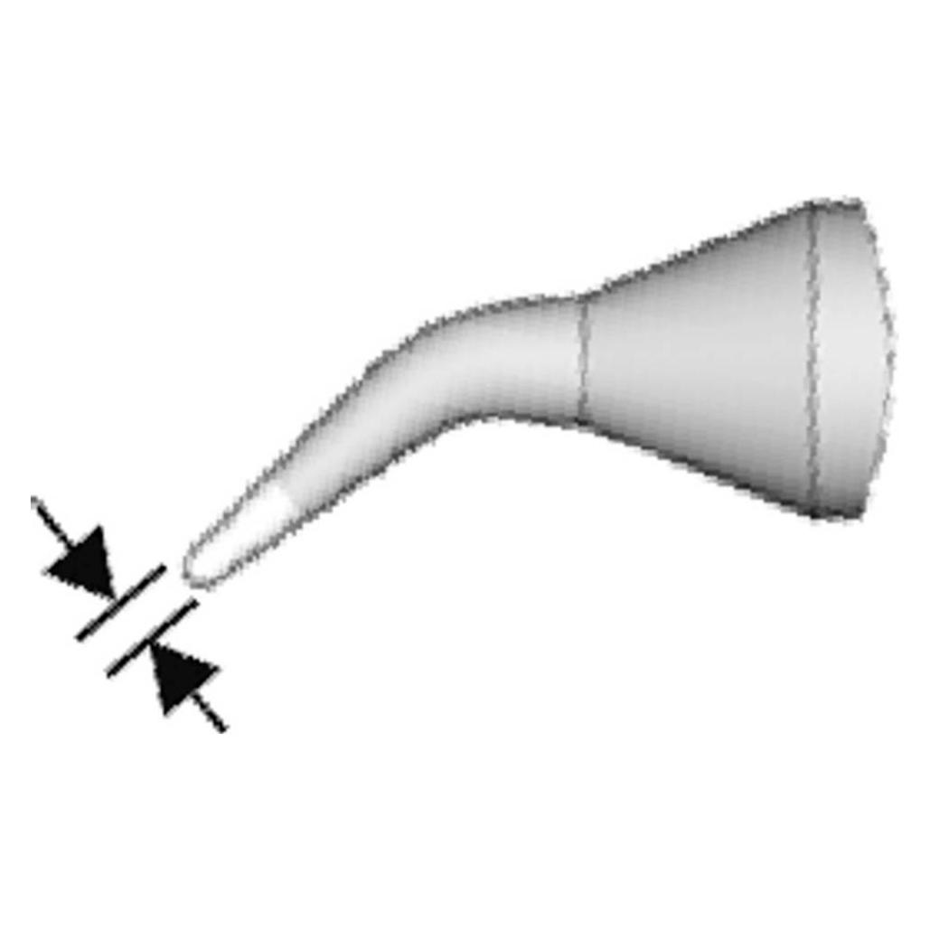 JBC Lötspitze Serie C130, Rundform, C130403/Ø 1,2 mm, gebogen (Lötspitze) (C130403)