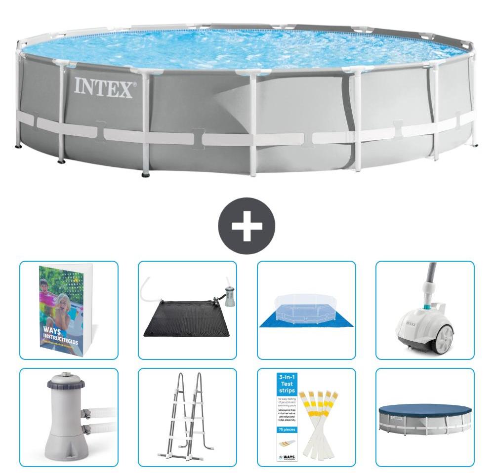 Prism Frame Pool Rund - 457x107 cm - 7-teilig S600