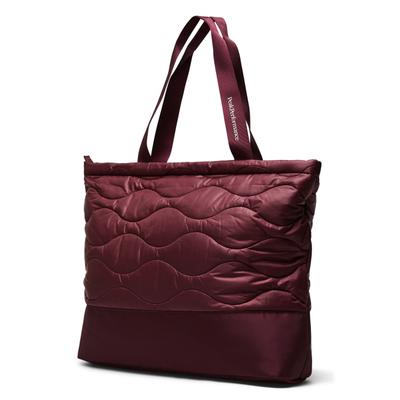 Shopper PEAK PERFORMANCE "Helium Tote Bag", Damen, Gr. B/H/T: 9cm x 16cm onesize, bordeauxrot, Kunstfaser, unifarben, Taschen Shopper